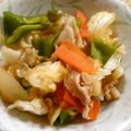 meguりす's cooksnap of when they made 豚肉と野菜のにんにく醤油炒め.