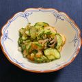 コムギ大好き's cooksnap of when they made おばけ胡瓜と竹輪の酢の物　作り置きにも◎.