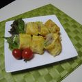 ブンショウ's cooksnap of when they made 【農家のレシピ】白菜の卵春巻き.