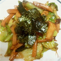 あきエット's cooksnap of when they made エリンギとキャベツの簡単炒め.