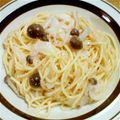 こぶたの母さん's cooksnap of when they made 簡単タラコとしめじスパゲティ.