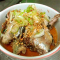 柳やなぎ's cooksnap of when they made サンマの梅シソ挟み揚げ＆香味タレ.