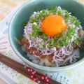 sgch's cooksnap of when they made とろ～り濃厚チーズの納豆しらす丼.