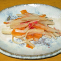 sulato's cooksnap of when they made 大根の皮の梅和え.