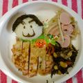るらちゃん's cooksnap of when they made キャラ弁　シャキ夫 (｀・ω・´).