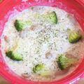 さやあ☆'s cooksnap of when they made ルクエでミルクチーズリゾット♡１人飯.