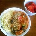 megchuu7's cooksnap of when they made 簡単！お家カフェの夏野菜カレー.