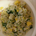seisora's cooksnap of when they made 水菜としらすの焼き飯.
