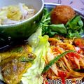 bleumer's cooksnap of when they made ごちそうナポリタン.