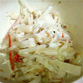 はちぽん88's cooksnap of when they made ★簡単美味♪大根とカニかまのマヨサラダ★.