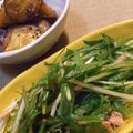菜穂っぺ's cooksnap of when they made 水菜とシーチキンのサラダ.