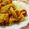 mmameco's cooksnap of when they made エコ料理♪柿の皮の天ぷら.