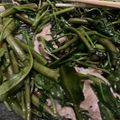 ﾌﾞﾚﾝﾀﾞ's cooksnap of when they made ✿空心菜と豚肉のガーリック塩炒め✿.