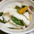 ぽんずー's cooksnap of when they made かぶと柿の甘酢漬け.