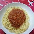natycocoo's cooksnap of when they made 簡単秘密のミートソースパスタ❤ボロネーゼ.