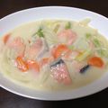 ルーニー's cooksnap of when they made 鮭とホタテのぱぱっとクリームシチュー.
