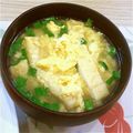 fuumie's cooksnap of when they made 簡単油揚げ入りかき玉汁.
