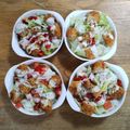 隼和's cooksnap of when they made 簡単ランチ　海老フライのサラダ丼.