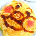 mootau's cooksnap of when they made 我が家のこだわり✿ふわとろなお好み焼き.