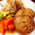 egamin's cooksnap of when they made ふっくらお豆腐はんばーぐ～きのこソース～.