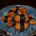 サクラメントの母's cooksnap of when they made 蓮根•鶏ミンチの磯部揚げ.