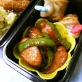 pyonpoco's cooksnap of when they made 簡単ピーマン&ウインナーのケチャップ炒め.