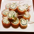 研ちゃんのｙｏｍｅ's cooksnap of when they made ちくわとチーズの大葉ぐるぐる巻き.
