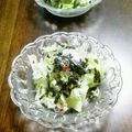 えまっちママ's cooksnap of when they made ＊海苔とチーズのレタスサラダ＊.