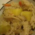 sinabon's cooksnap of when they made キノコとさつまいもご飯.