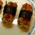 まみりん子's cooksnap of when they made 爪楊枝不要！のり巻きえのきベーコン.