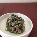 けろりんぱ☆'s cooksnap of when they made ほうれん草と切干大根の黒ゴマ和え.