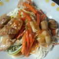 ★ままちｬん★'s cooksnap of when they made 鶏ももと豆腐のあんかけソーメン.