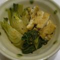 hiyoko405's cooksnap of when they made うすあげとチンゲン菜のオイスターソース煮.