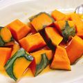 あんまかろん☆'s cooksnap of when they made レンジで時短＆簡単！冷凍かぼちゃで煮物.
