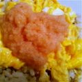 ハルニョッキ's cooksnap of when they made 明太子ソースの納豆オムライス☆.