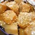 ドサンコでん's cooksnap of when they made ごま香る里芋の煮物☆.