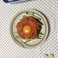mihane9265's cooksnap of when they made 塩麹ＤＥとろ～り卵が美味☆マグロのユッケ.