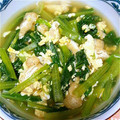 郁たん's cooksnap of when they made 速でき！うす揚げと小松菜の卵とじ。.