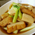 yachon's cooksnap of when they made 小松菜とさつま揚げの煮びたし.