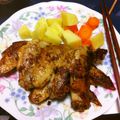 d1348k's cooksnap of when they made 鶏手羽先の甜麺醤照り焼き.