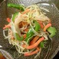 シロマの母's cooksnap of when they made 簡単！　ピーマン＆もやし＆人参のナムル.