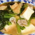 fumi1962's cooksnap of when they made 小松菜と厚揚げの中華風煮びたし.