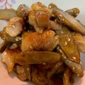 なおすけ151a's cooksnap of when they made 食欲そそる♡鶏肉とごぼうの甘酢照り焼き.