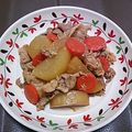 まみチャン。's cooksnap of when they made 大根と豚肉の味噌煮込.