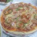 ★airi★'s cooksnap of when they made フライパンで簡単に出来ちゃう！自慢ピザ！.