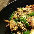 まんまる顔's cooksnap of when they made 牛肉とピーマンの味噌炒め ～ご飯の友～.