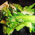 LazyHata's cooksnap of when they made レタスと干しえびの炒め物.