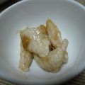 mikimaron's cooksnap of when they made ささ身の梅肉和え.