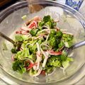 月✳Iris's cooksnap of when they made 簡単♡ブロッコリーとカニカマ濃く旨サラダ.