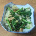 yukki1001's cooksnap of when they made ☼鶏皮とニラのにんにく味噌炒め.